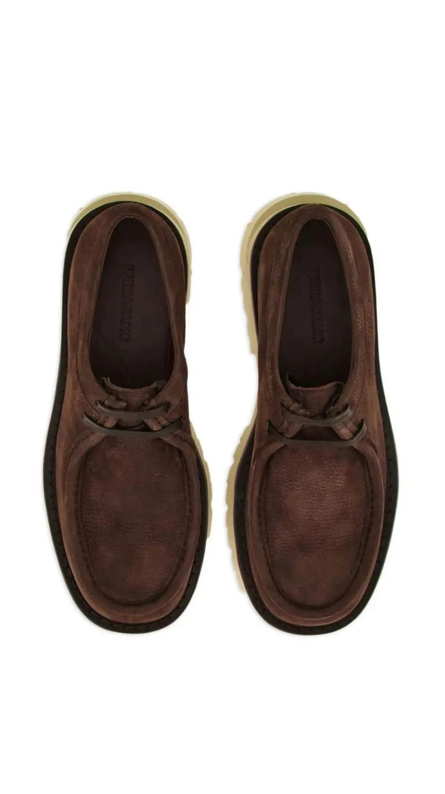 Salvatore Ferragamo o1s1rm1024 Leather Derby Shoes in Dark Brown Size US 9 / EU 42 - 4 Thumbnail