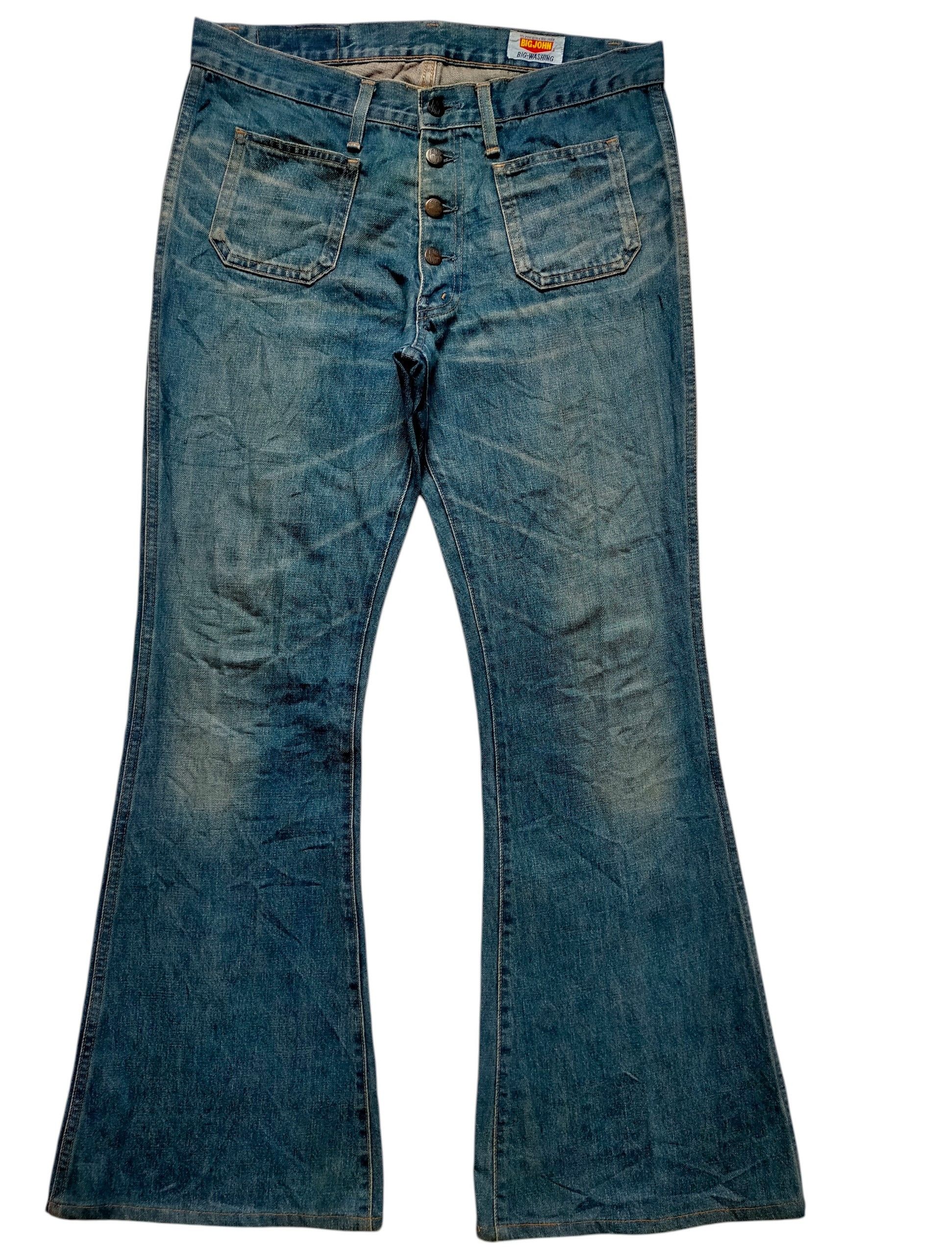 Big John Flare Jeans Big John Japan boot cut denim Size US 34 / EU 50 - 1 Thumbnail