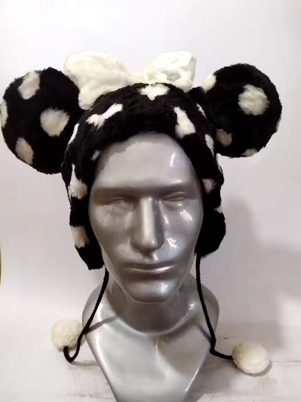 image of Bunny Horn Devil Mickey Beanie Hats Disney in Mix, Women's