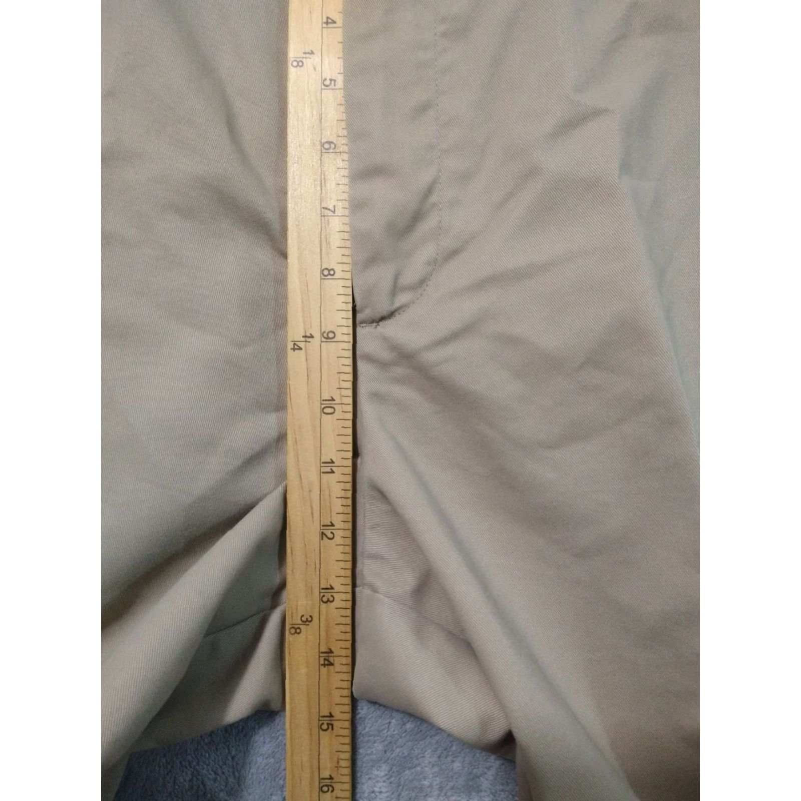 Dockers DOCKERS Pants Mens 38x29 Khakis Flat Front Classic Fit Beige D3 City Preppy 90s Mens Size US 38 / EU 54 - 4 Thumbnail