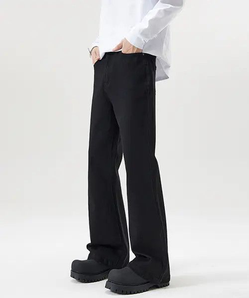 VIBE Black Vintage Stretch Slim-Fit Bootcut Jeans Size US 32 / EU 48 - 3 Thumbnail