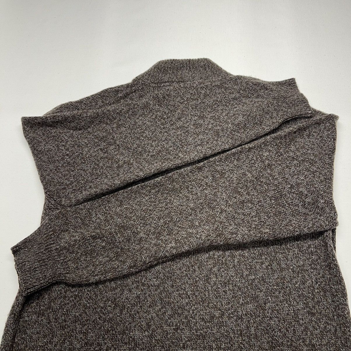 Saks Fifth Avenue Saks Fifth Avenue Sweater Brown Cashmere 1/4 Button Italy Size US XL / EU 56 / 4 - 12 Thumbnail