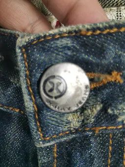 If Six Was Nine Vintage Japanese Brand X-ray Loose Straight Jeans Size US 36 / EU 52 - 4 Thumbnail