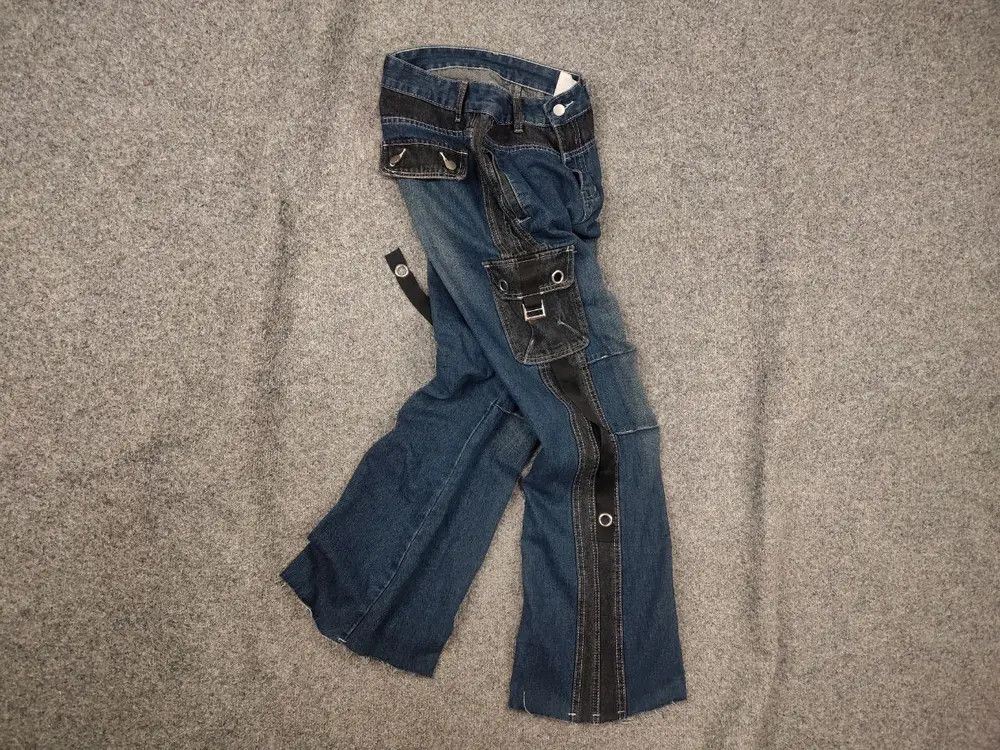 If Six Was Nine Vintage if six was nine y2k LGB Cargo Bondage Jeans Flared Size US 30 / EU 46 - 1 Thumbnail