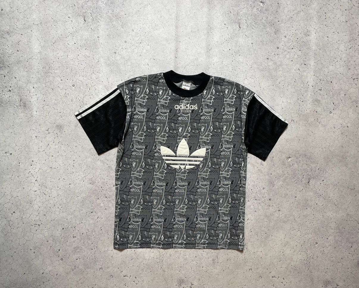 Adidas Very Rare Vintage 90s Adidas FC Liverpool Football Jersey Size US S / EU 44-46 / 1 - 1 Thumbnail