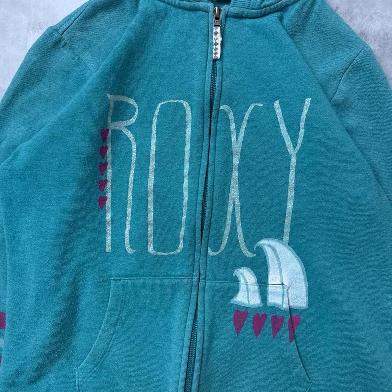 Royal Robbins Y2K Roxy Surf 00s Blue Zip Up Hoodie Jacket Size S / US 4 / IT 40 - 5 Thumbnail