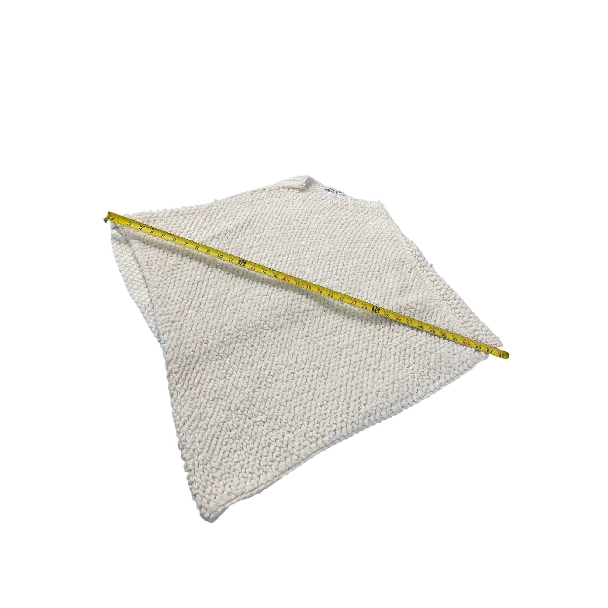 Other Cocogio womans cream off white cream wool knitted Italian pu Size ONE SIZE - 5 Thumbnail
