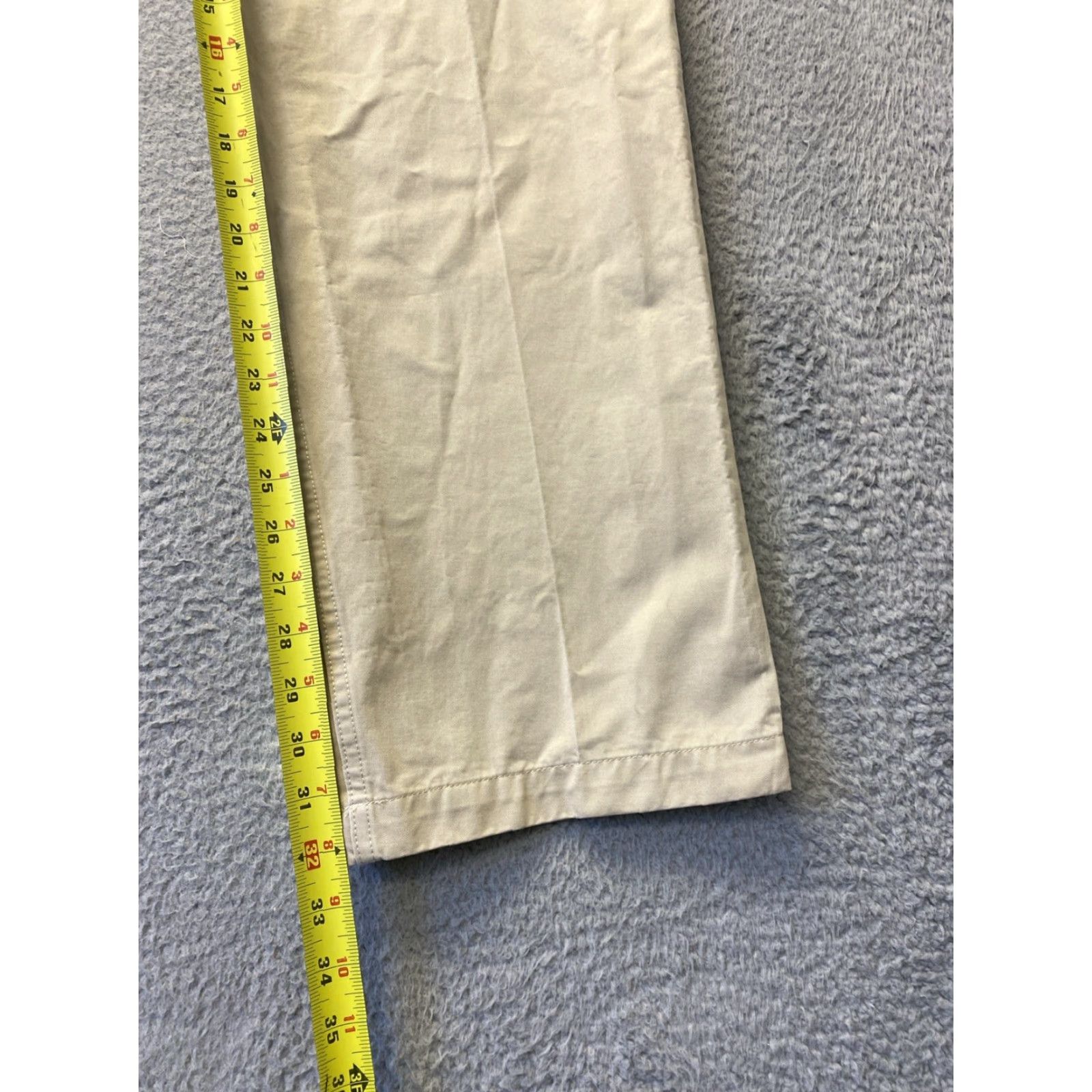 Dockers DOCKERS Men's Chino Pants 36x32 Cotton Tan Flat Front / Straight Leg Pockets, Classic Fit, Regular Size 36 Mens Size US 36 / EU 52 - 4 Thumbnail