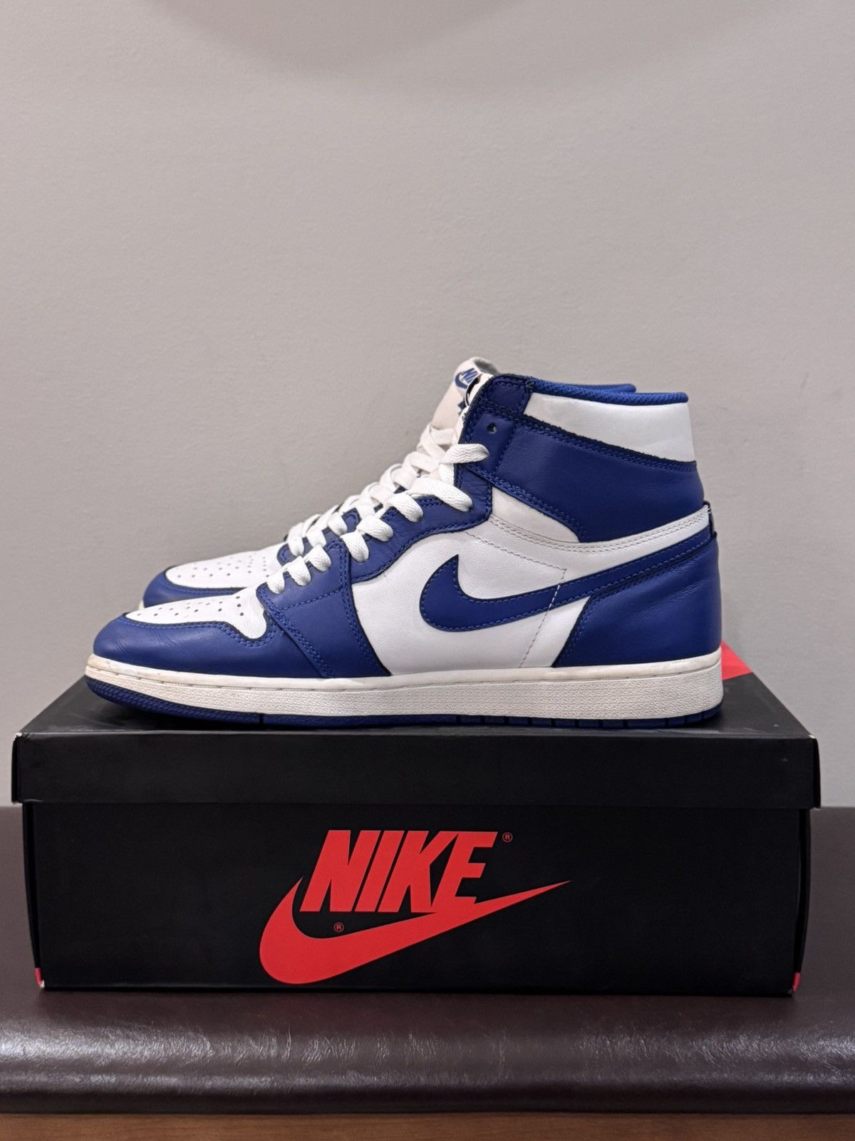 Nike Air Jordan 1 Retro High OG STORM BLUE Size US 10.5 / EU 43-44 - 5 Thumbnail