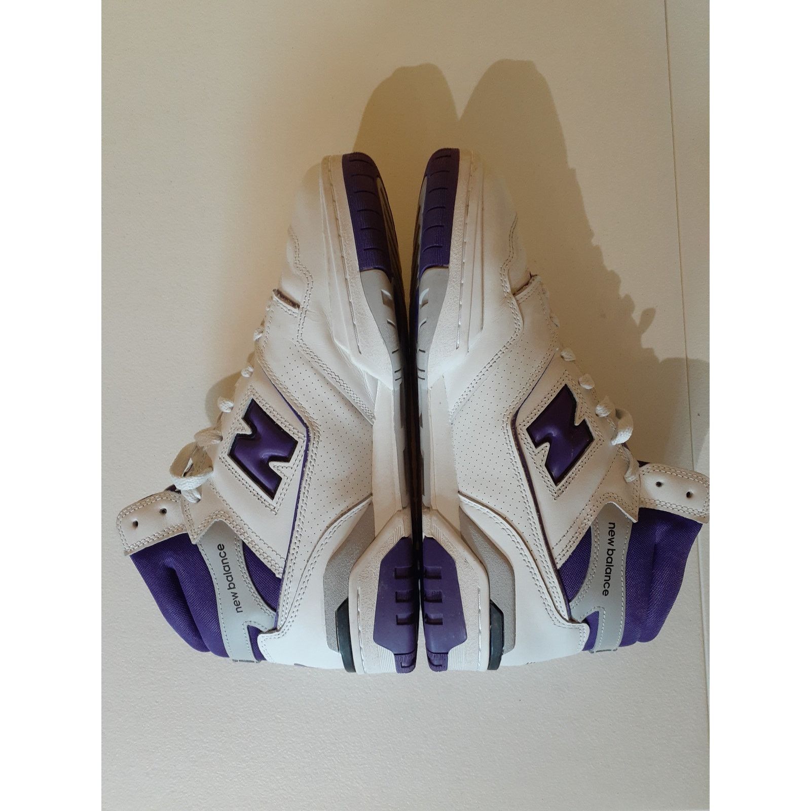 New Balance New Balance Men's 650 Sneaker White/Purple Size 10.5 Size US 10 / EU 43 - 3 Thumbnail