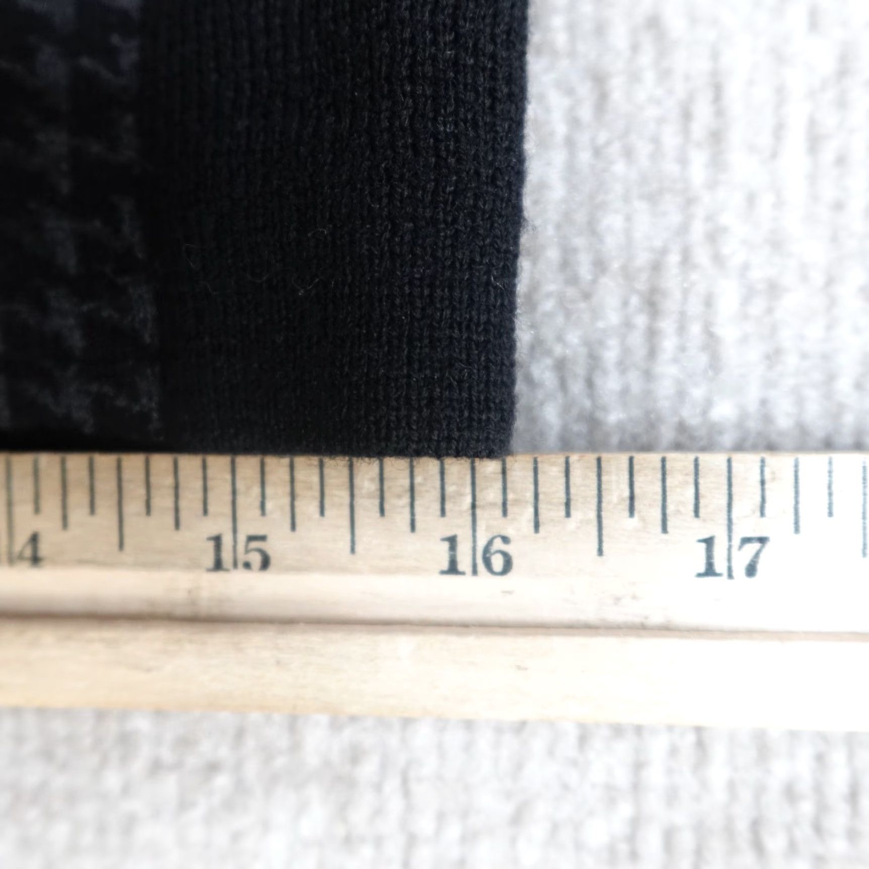 Theory Theory Womens Skirt Medium Black Houndstooth Wool Blend Pencil Yennif Size 32" / US 10 / IT 46 - 5 Thumbnail