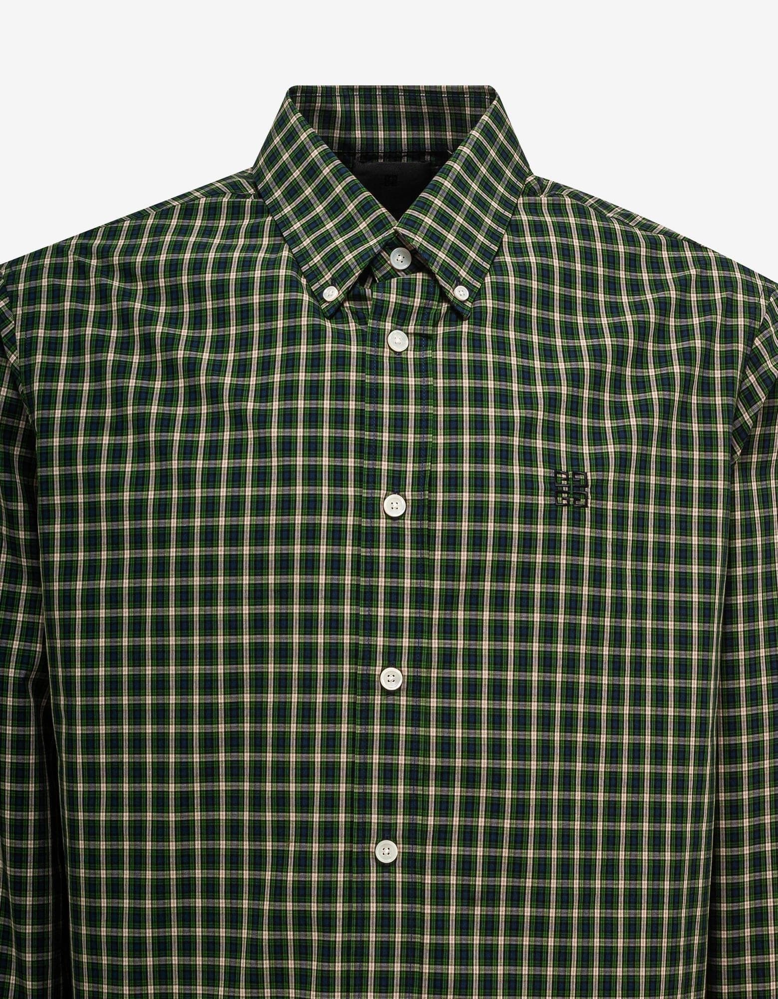 Givenchy Green Check Shirt SIZE 41 Size US L / EU 52-54 / 3 - 3 Thumbnail