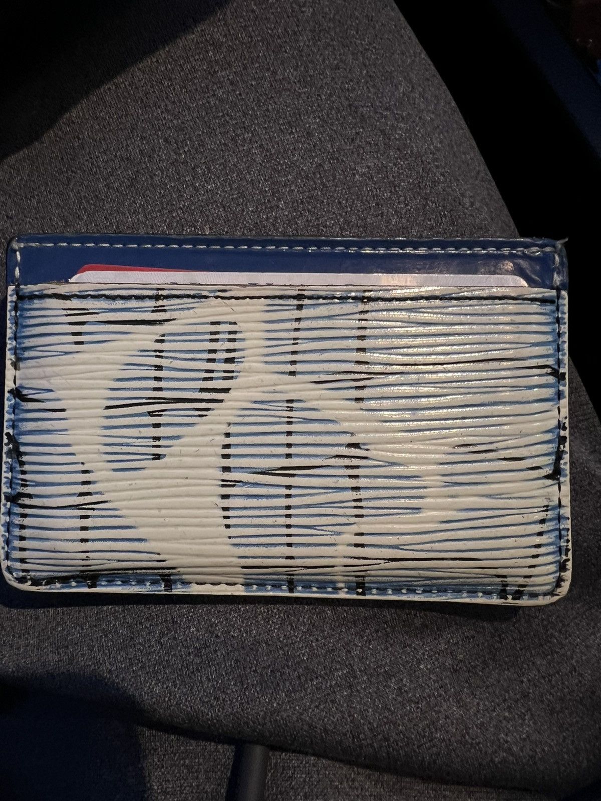 Louis Vuitton [Limited Edition] Louis Vuitton Epi Aqua Card Holder Size ONE SIZE - 5 Thumbnail