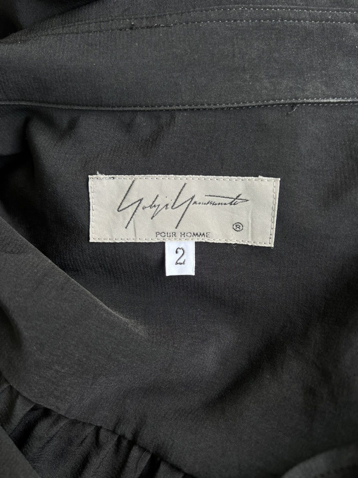 Yohji Yamamoto Pour Homme - Left Gathered Shirt