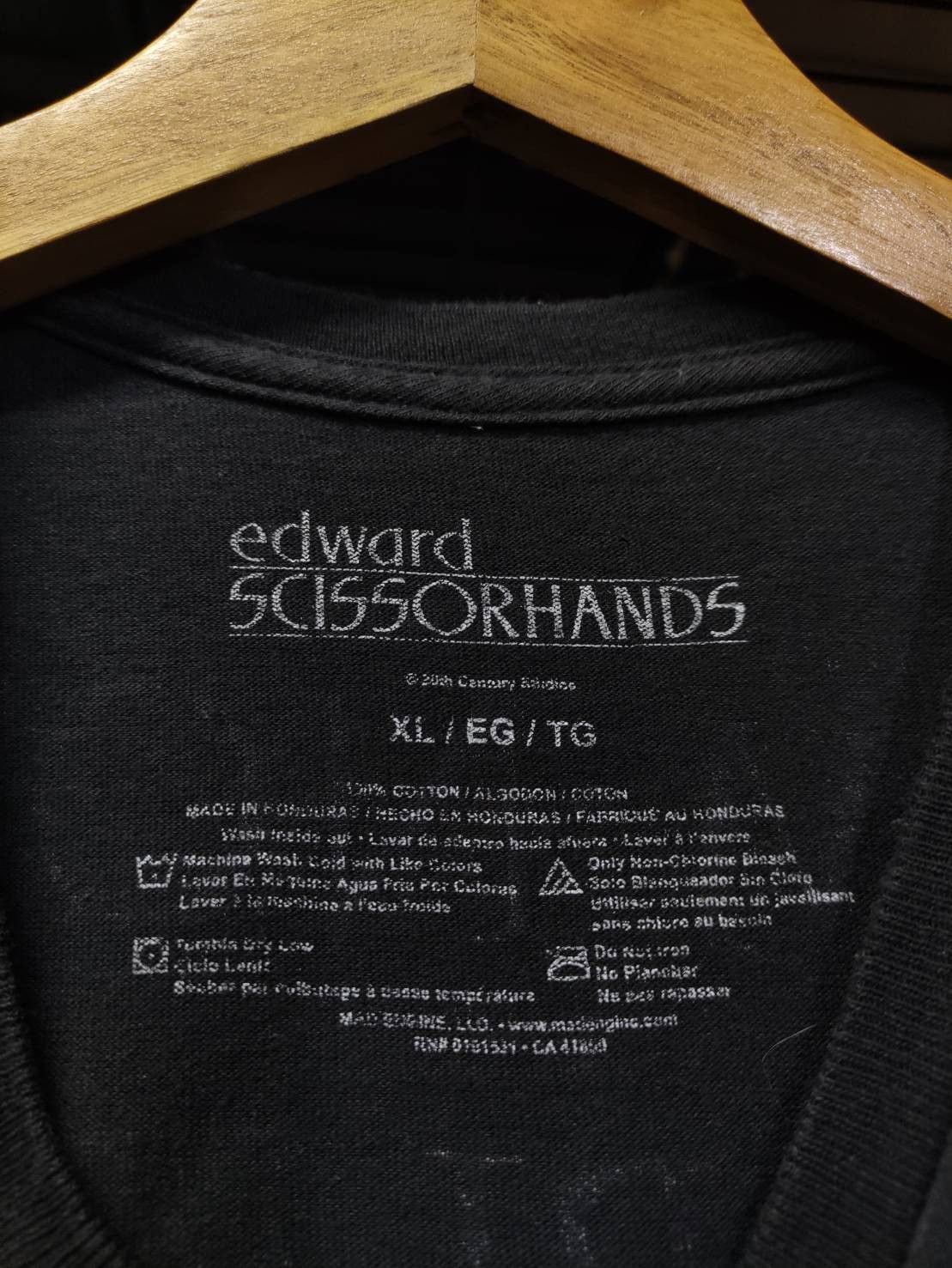 Expert Horror Edward Scissorhands " I Am Not Complete " Movie Promo Size US XL / EU 56 / 4 - 6 Thumbnail