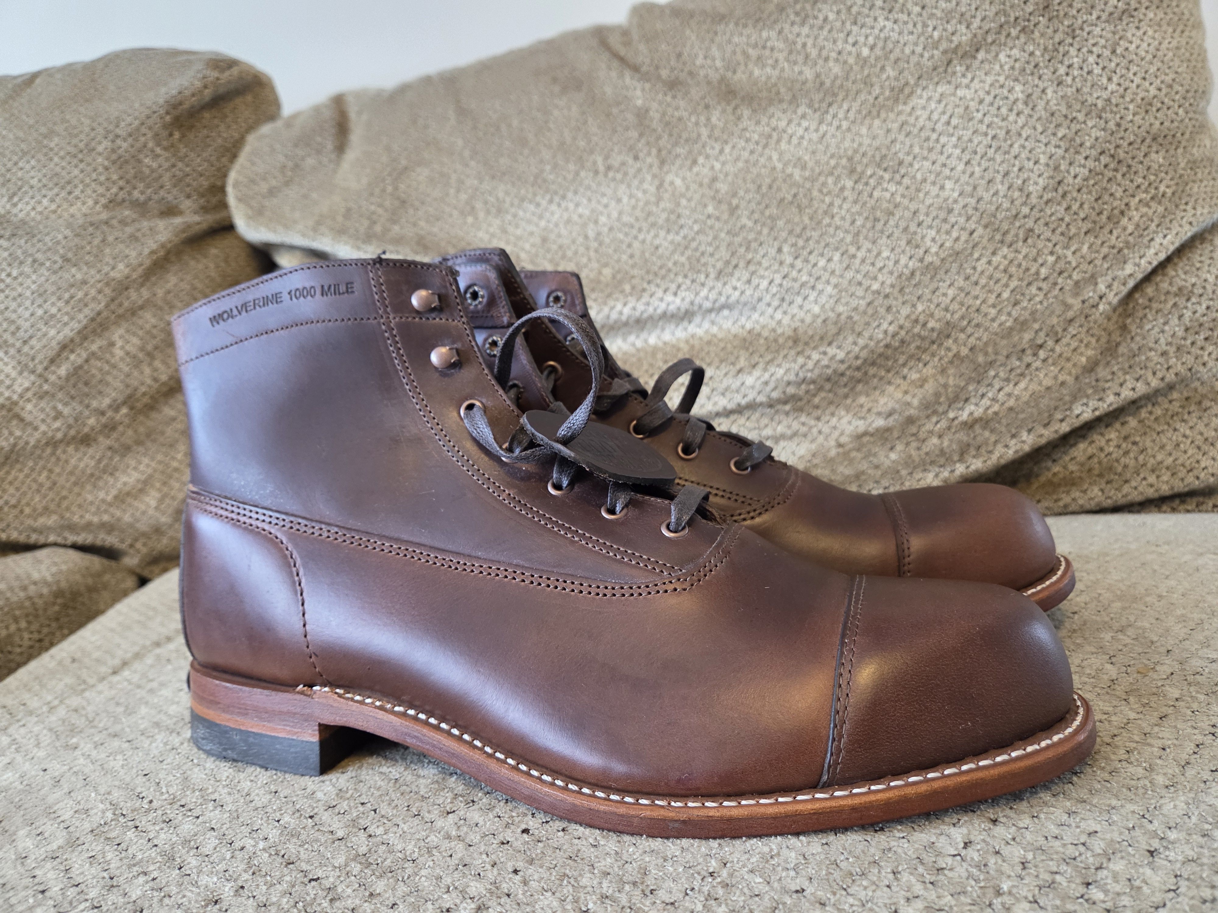 Wolverine Wolverine 1000 Mile Boots Brown Size 12 Brand New Size US 12 / EU 45 - 2 Thumbnail