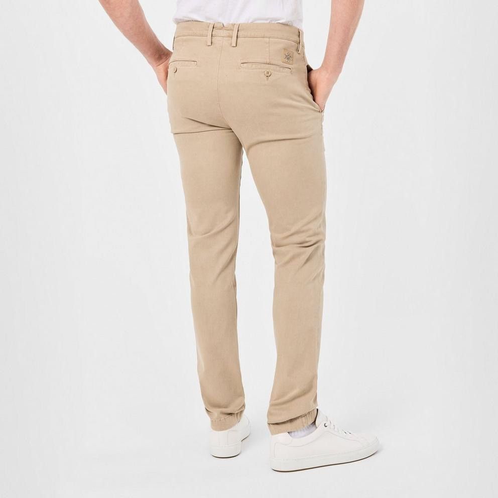 Jacob Cohen Jacob Cohen Made in Italy Luxury Chinos Slim Trousers Beige Size US 33 - 1 Thumbnail