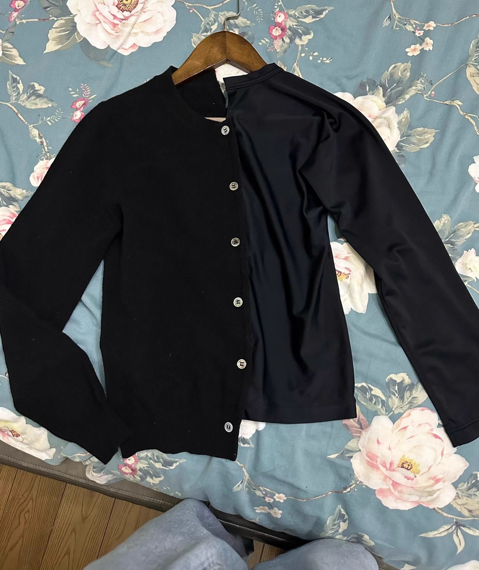 CDG by Comme des Garcons The cdg knitted cardigan has great patchwork materials, Size S / US 4 / IT 40 - 1 Thumbnail