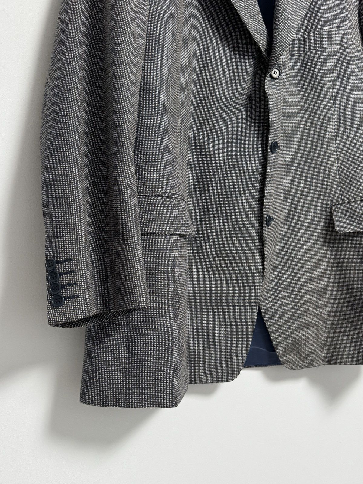 Canali Canali Blazer Men’s Blue Luxury Wool Silk 60-R Size Size 54L - 6 Thumbnail