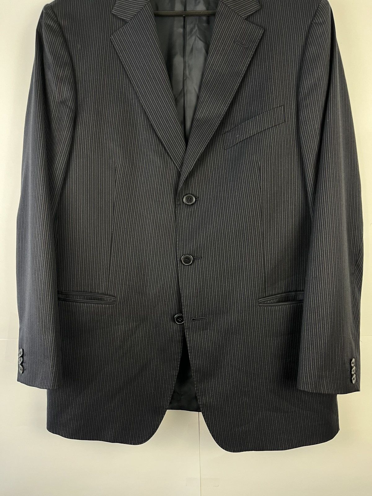 Z Zegna Z Zegna City Luxury Wool Stripped Suit Made in Italy Size 42R - 5 Thumbnail