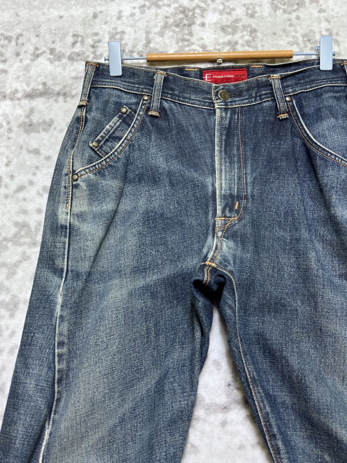 Edwin Vintage Edwin E-Function J-Cut Twisted Leg Jeans Size US 30 / EU 46 - 4 Thumbnail