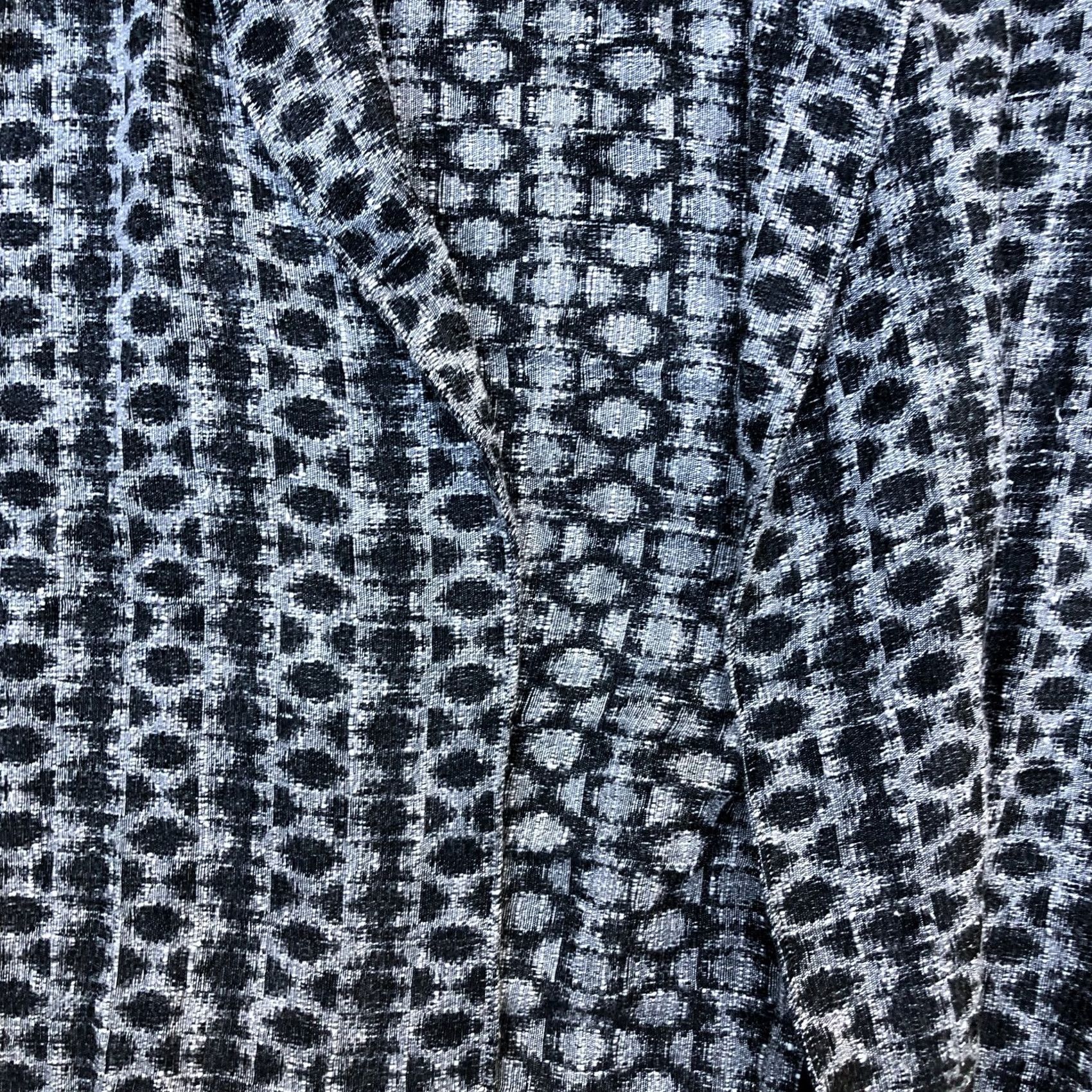 Vintage YSTR Los Angeles Textured Open Kimono Jacket Women's Grey Pattern Top Size L / US 10 / IT 46 - 4 Thumbnail