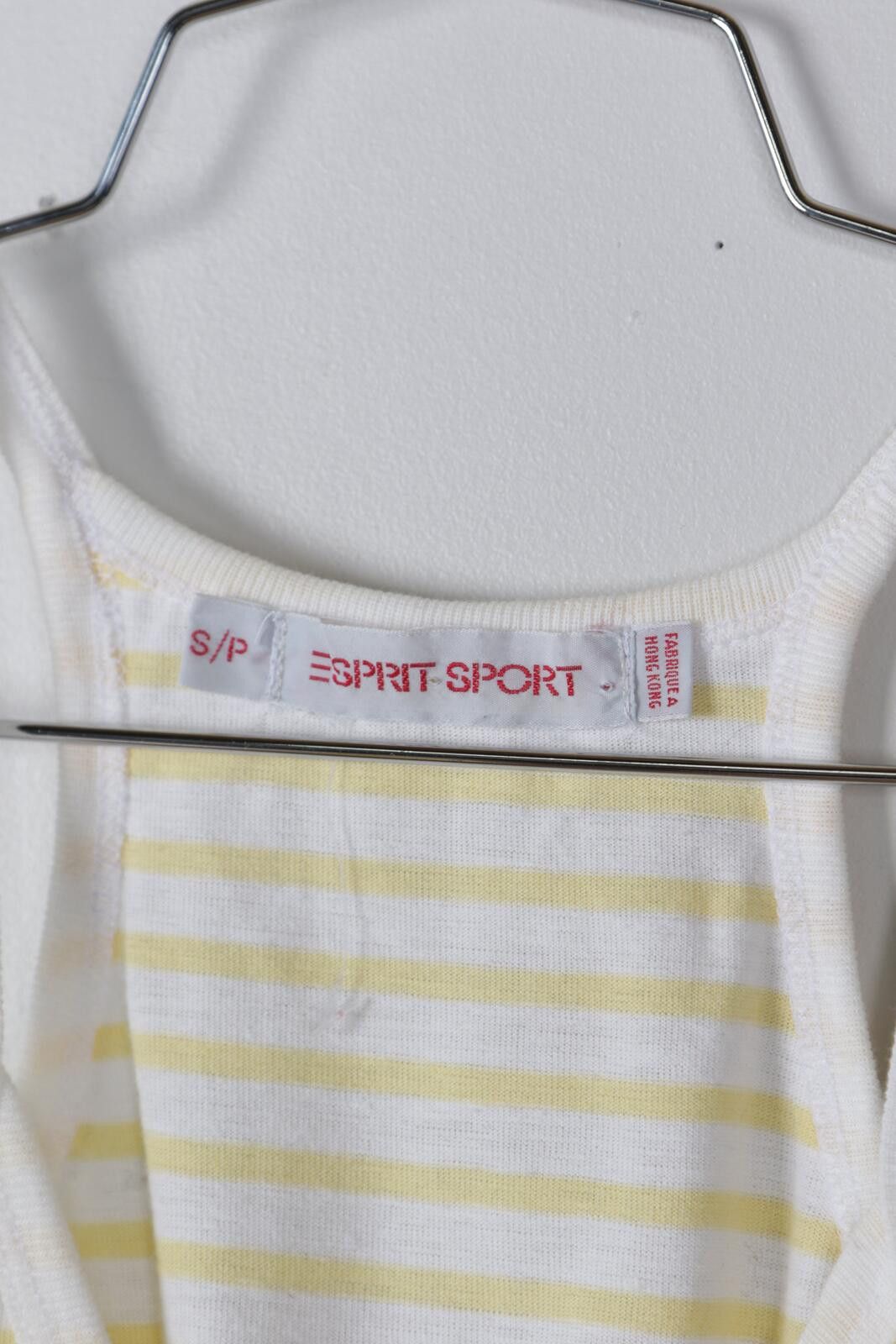 Esprit 00's Esprit Sport Stripped Tank Top Size S / US 4 / IT 40 - 3 Thumbnail