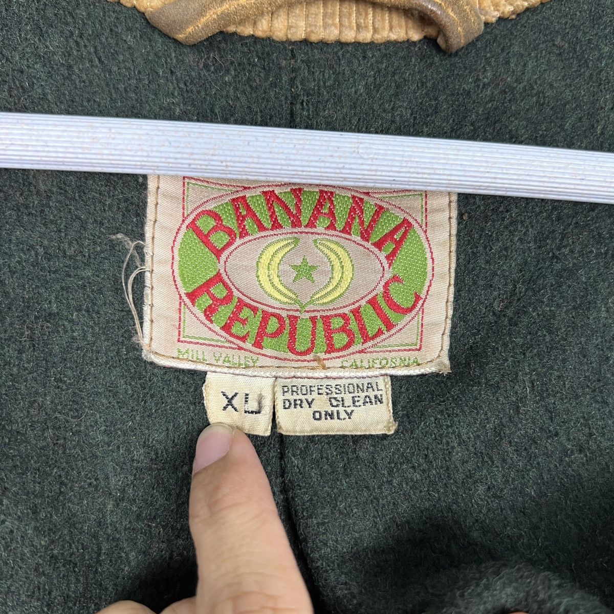 Banana Republic 🔥 VINTAGE BANANA REPUBLIC LEATHER JACKET Size US XL / EU 56 / 4 - 16 Thumbnail