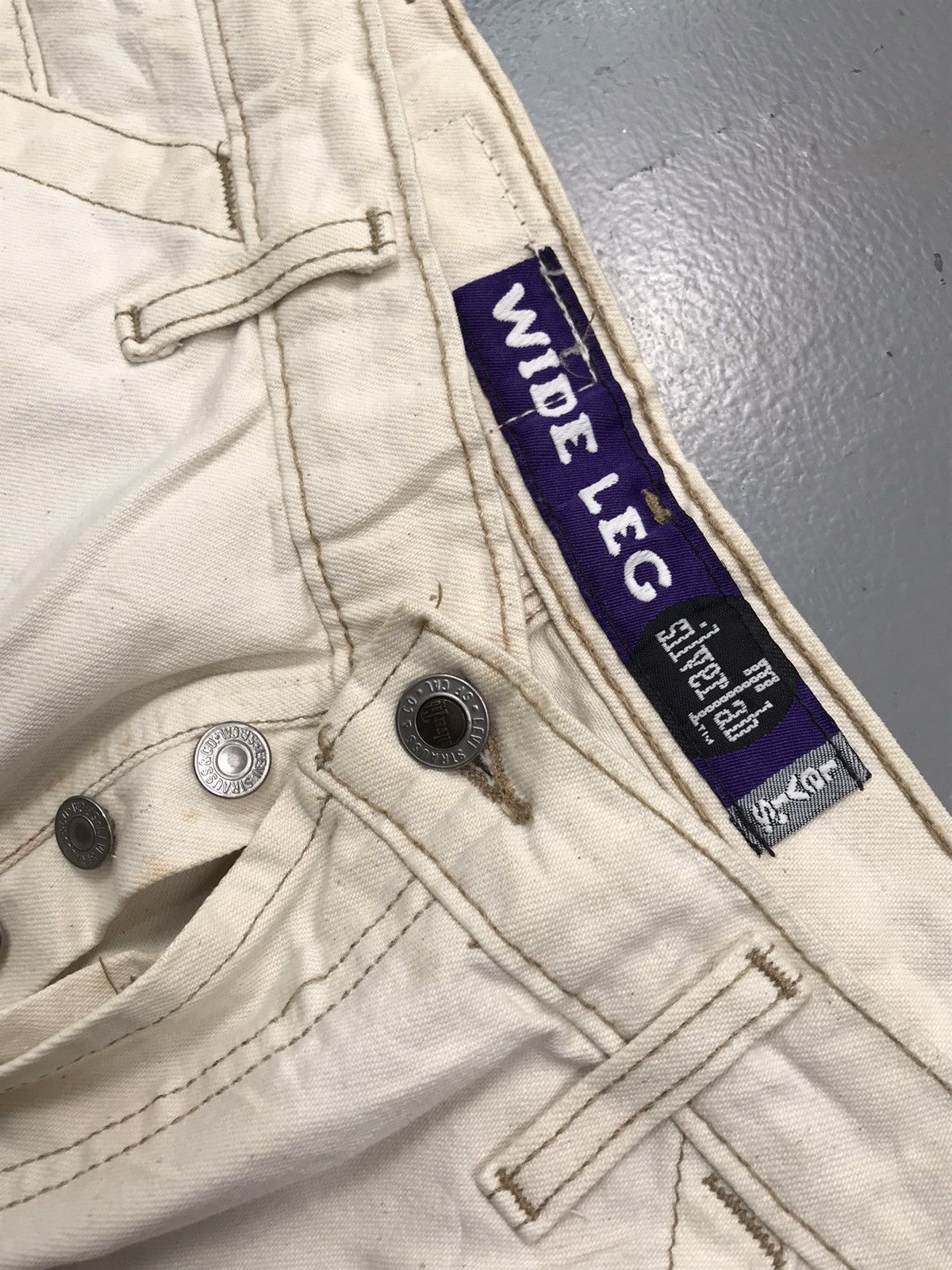 Levi's × Vintage Vintage 80s Levi’s silver tab wide leg carpenter denim Size US 33 - 5 Thumbnail