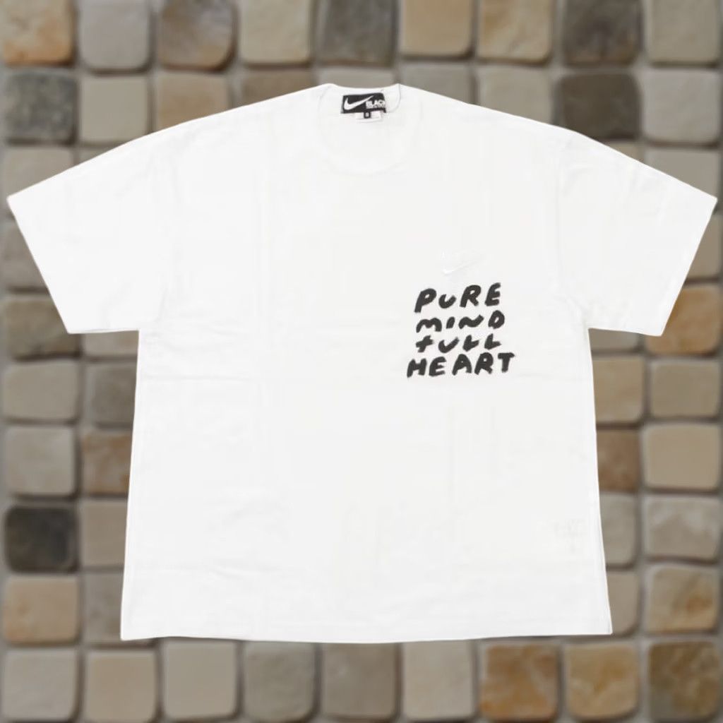 Nike BLACK COMME des GARCONS × NIKE WHITE T-Shirt Used Size US S / EU 44-46 / 1 - 1 Thumbnail