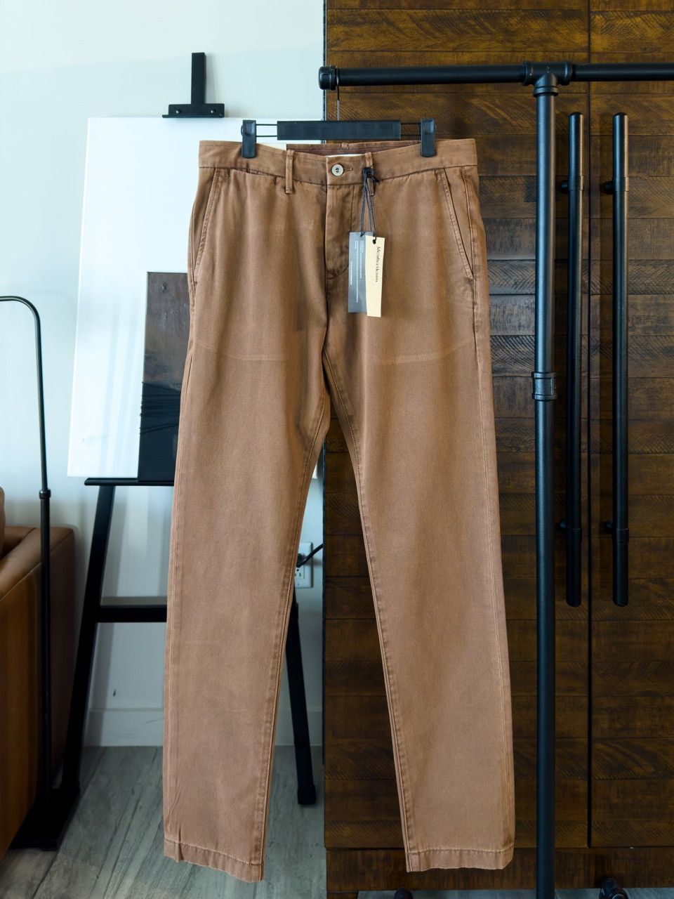 Life After Denim life/after/denim Brown Weekend Slim Fit Chino Pants - 32 Size US 32 / EU 48 - 1 Thumbnail