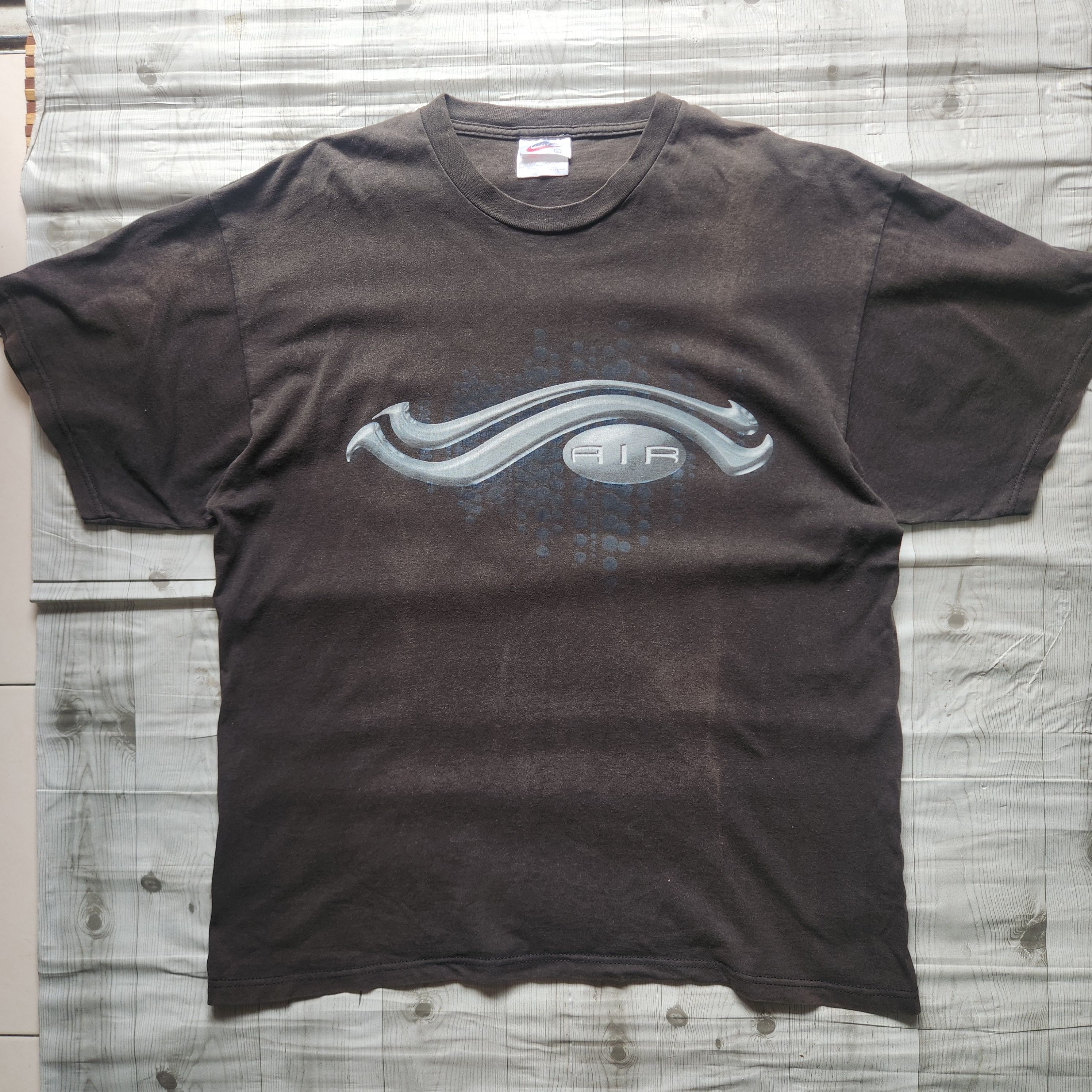Vintage Faded Nike Air Big Logo TShirt Y2K