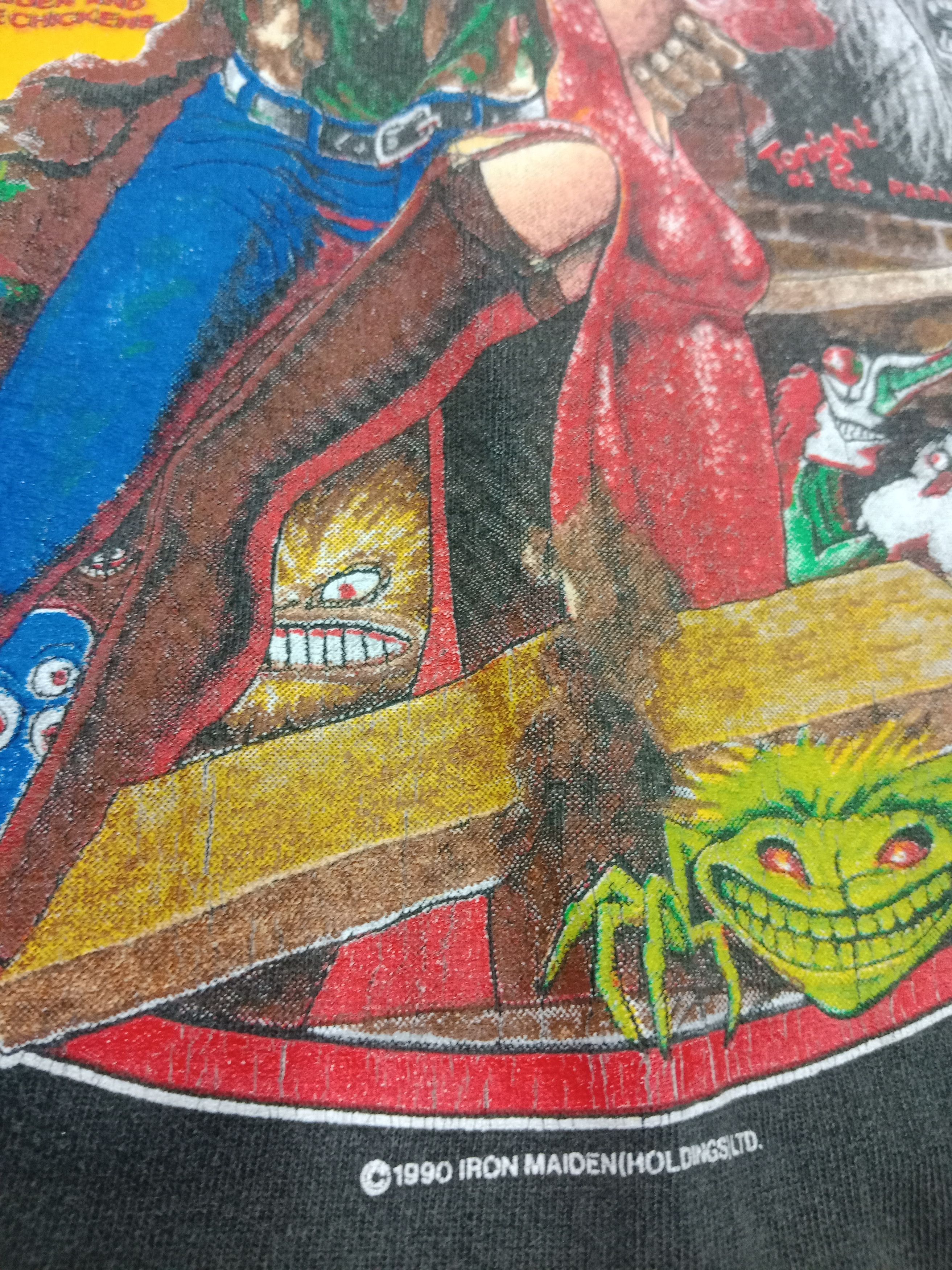 Iron Maiden × Vintage 94 Iron Maiden Bring Your Daughter To The Slaughter #A Size US L / EU 52-54 / 3 - 5 Thumbnail