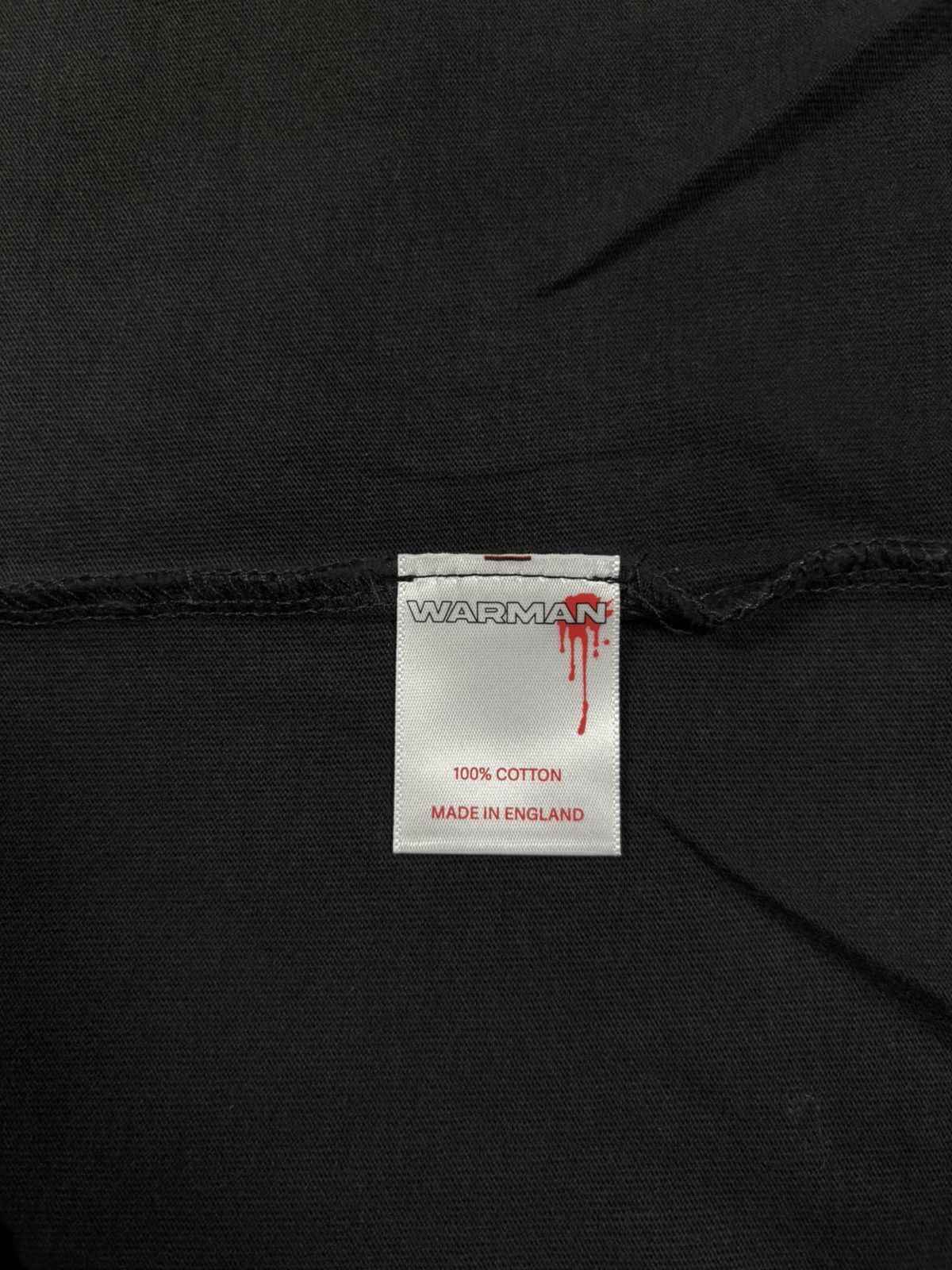 Vintage WARMAN SPREAD LEGS GRAPHIC TEE, WASHED BLACK Size US L / EU 52-54 / 3 - 7 Thumbnail