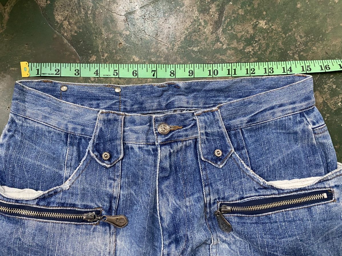 Designer × KMRii Berning Sho Flared Jeans Size US 30 / EU 46 - 13 Thumbnail