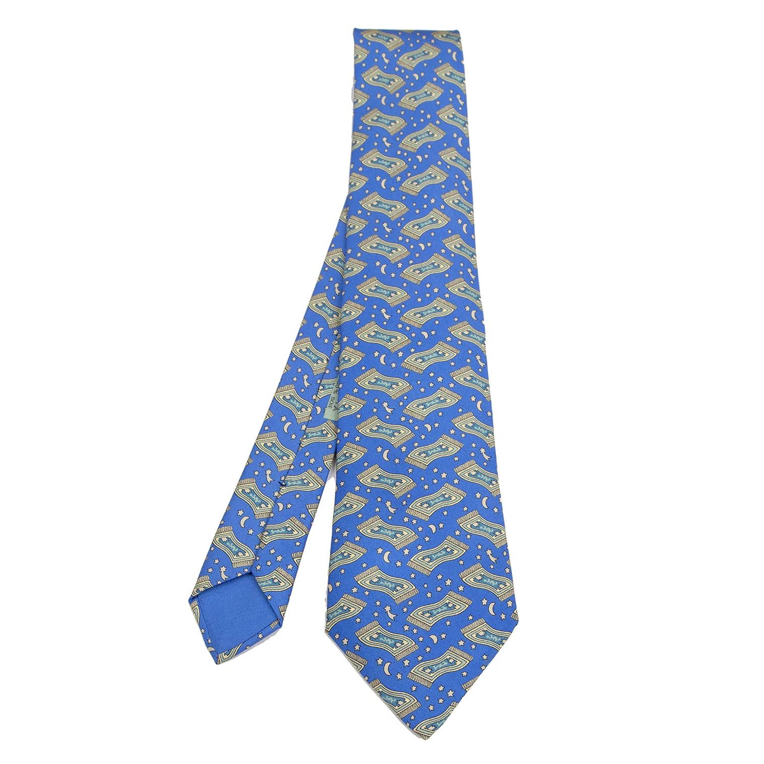 Hermes Silk Tie Carpet in Light Blue Size ONE SIZE - 1 Thumbnail
