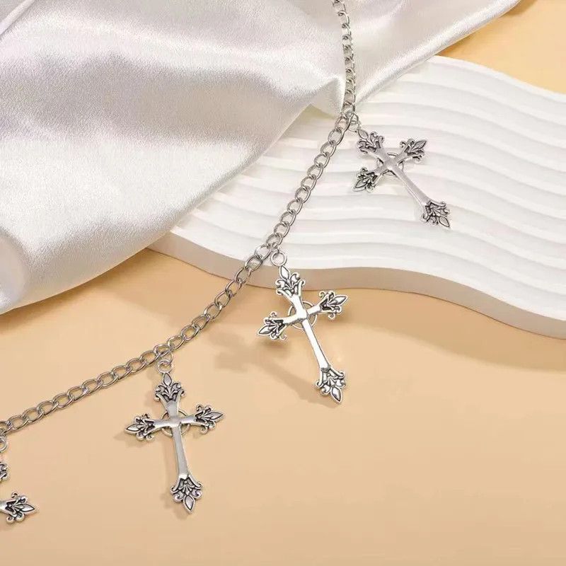 Jewelry Cross Women Vintage Waist Chain Pants Belts Dress Jeans Size ONE SIZE - 3 Thumbnail
