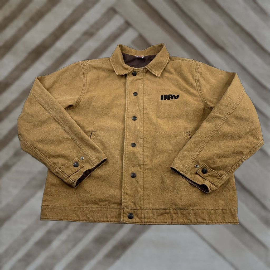 Vintage VINTAGE TYCA Jacket Button Snaps Lined Duck Canvas Size Large USA Made Shacket Work Shirt Size US L / EU 52-54 / 3 - 1 Thumbnail