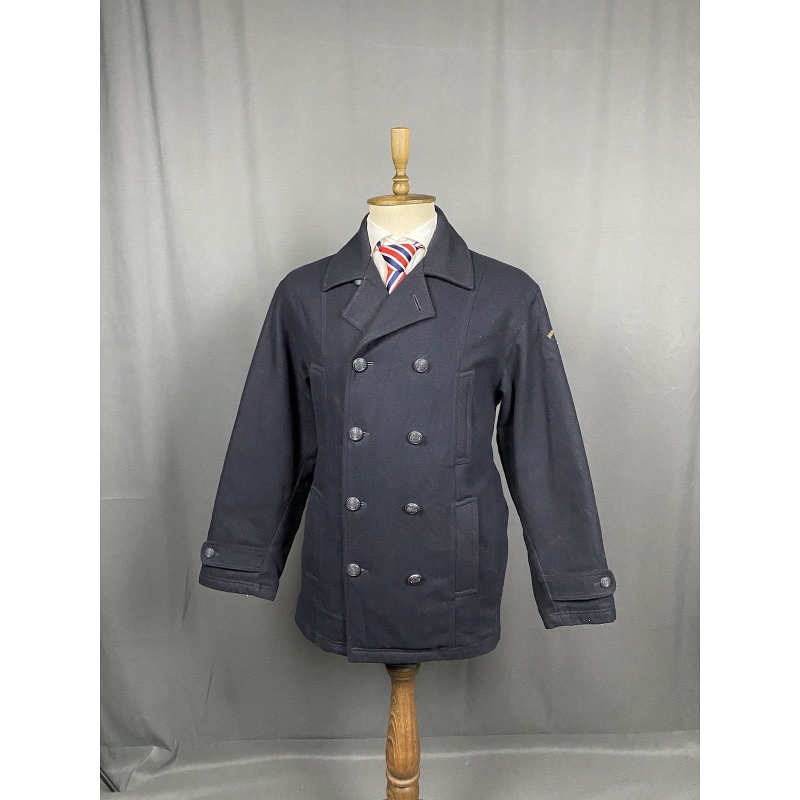 Paul & Shark Paul&Shark Vintage Blue Wool Double Breasted Insulated Yacht Size US S / EU 44-46 / 1 - 2 Thumbnail