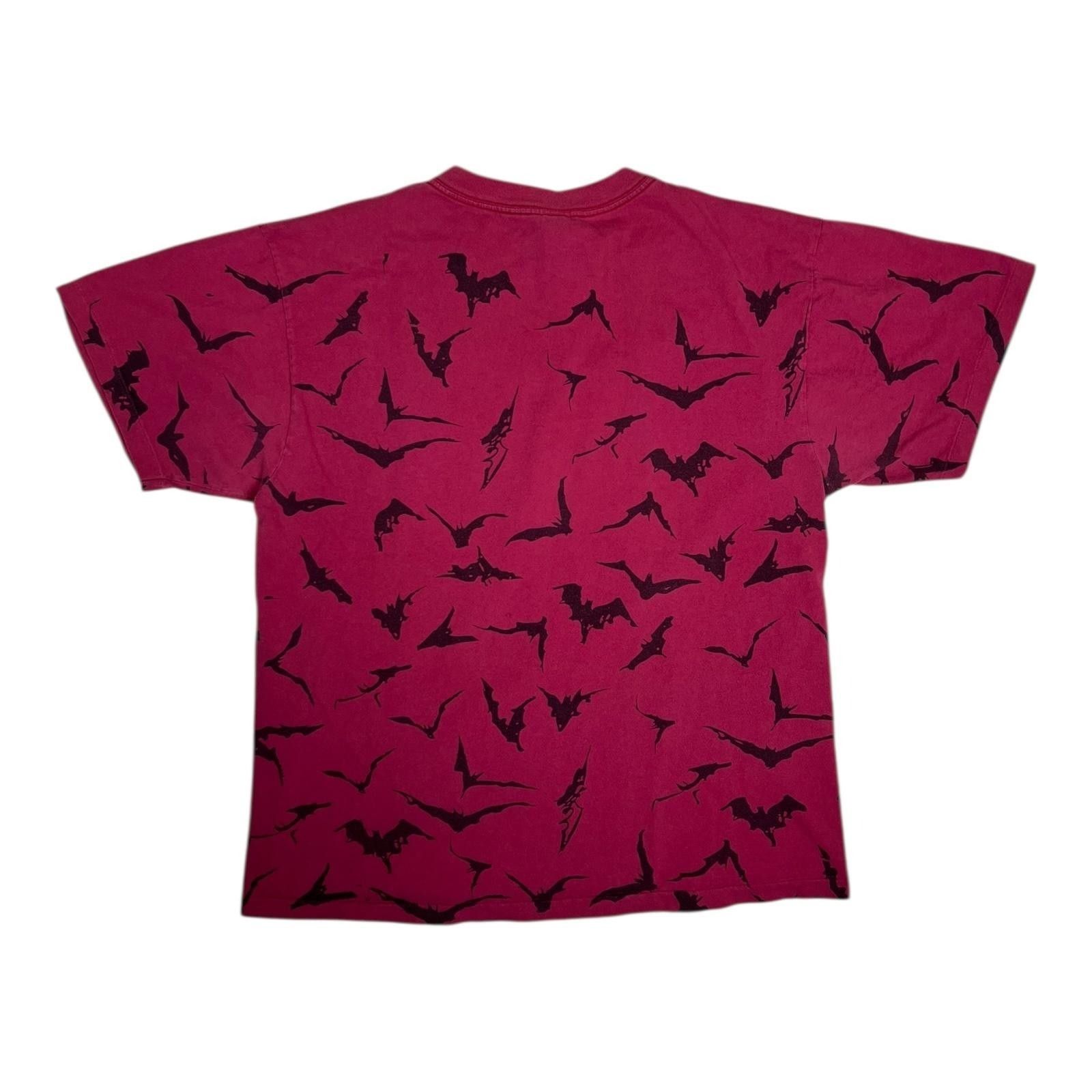 DC Comics Vintage Batman & Robin Shirt Mens Large Red All Over Print D Size US L / EU 52-54 / 3 - 3 Thumbnail