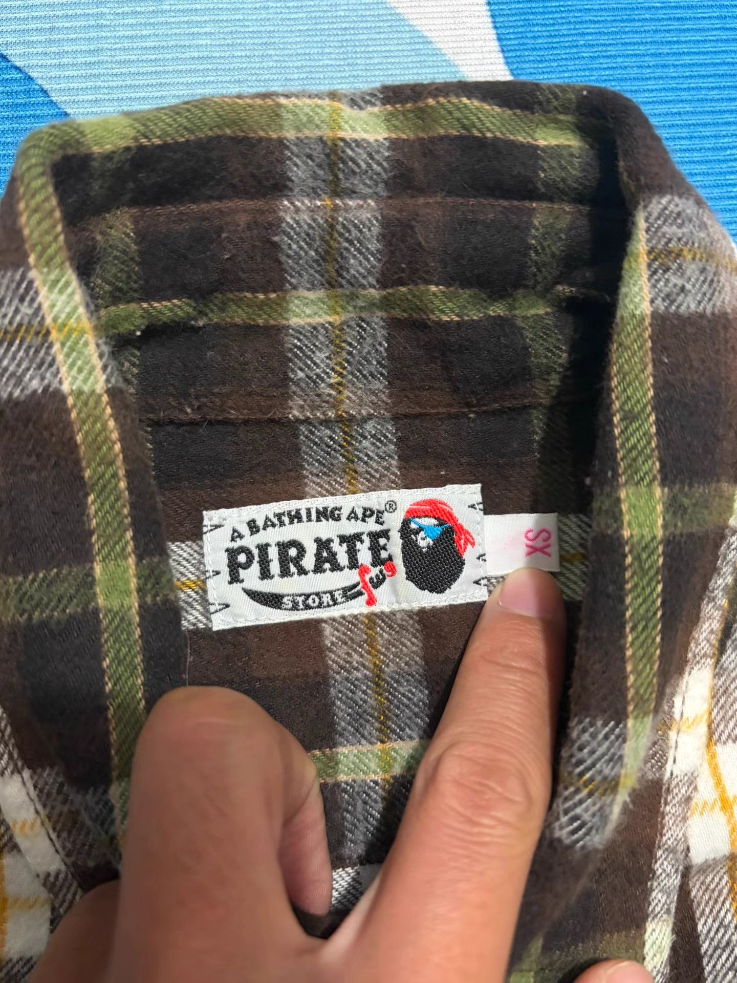 Bape Bape x Pirate Store Plaid Shirt Size US XS / EU 42 / 0 - 2 Thumbnail
