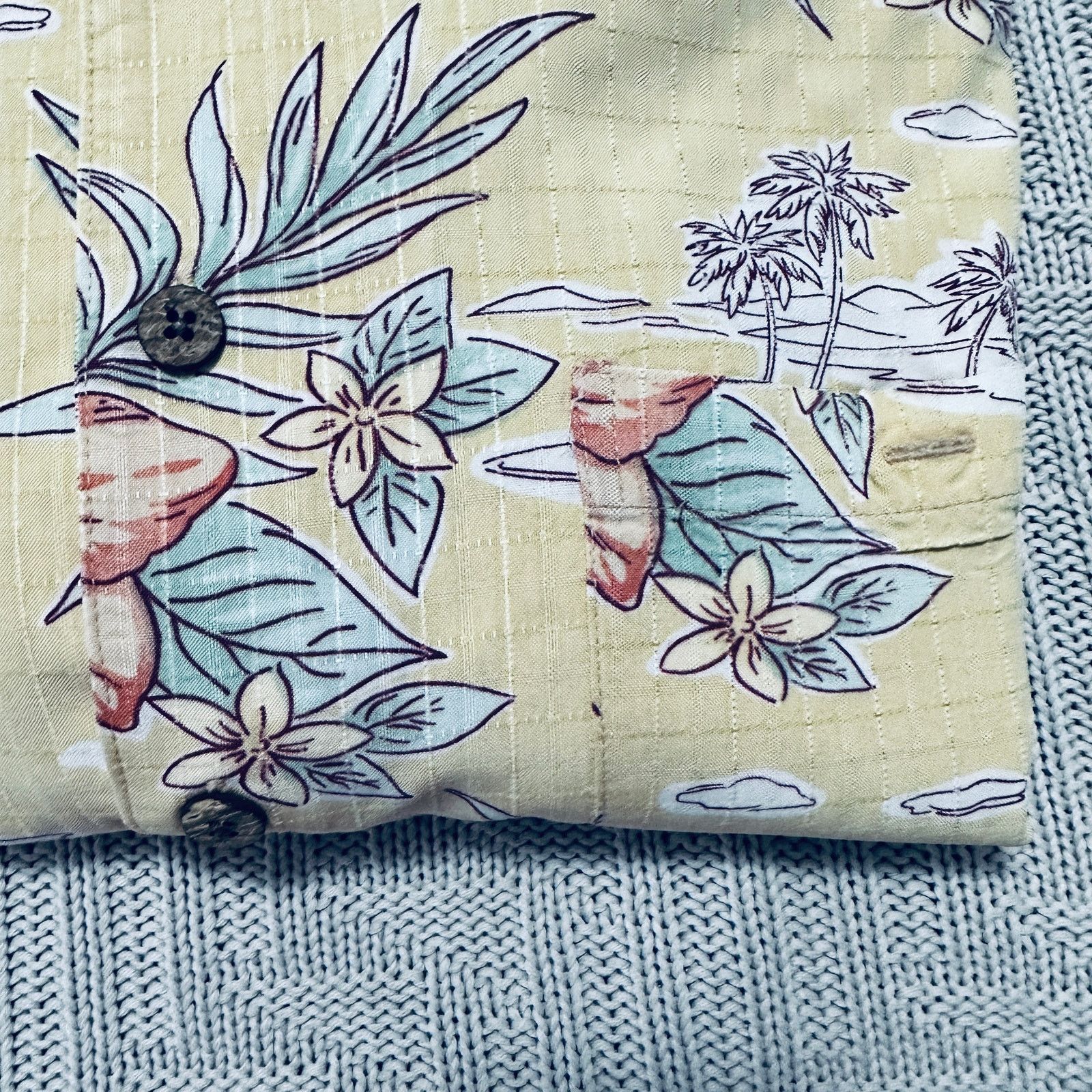 Vintage Vintage Joe Marlin yellow Hawaiian shirt Size US L / EU 52-54 / 3 - 4 Thumbnail
