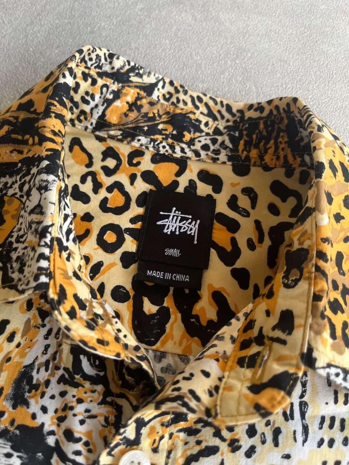 Stussy Stussy Leopard Wild Life Shirt Size US S / EU 44-46 / 1 - 4 Thumbnail