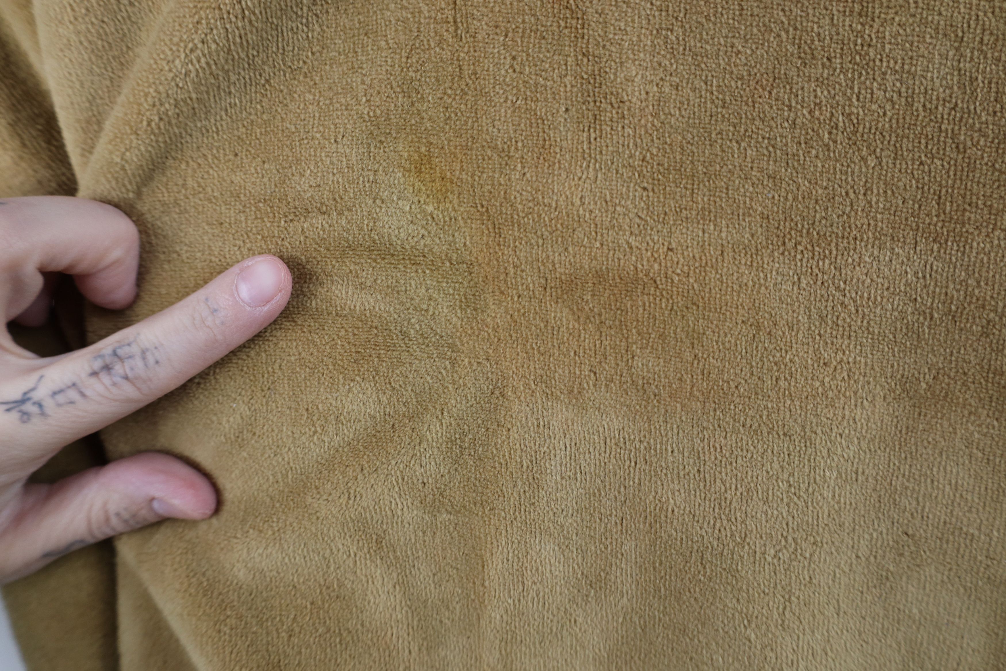 Vintage Vintage 70s Streetwear Blank Velour V-Neck Sweater USA Size US L / EU 52-54 / 3 - 5 Thumbnail