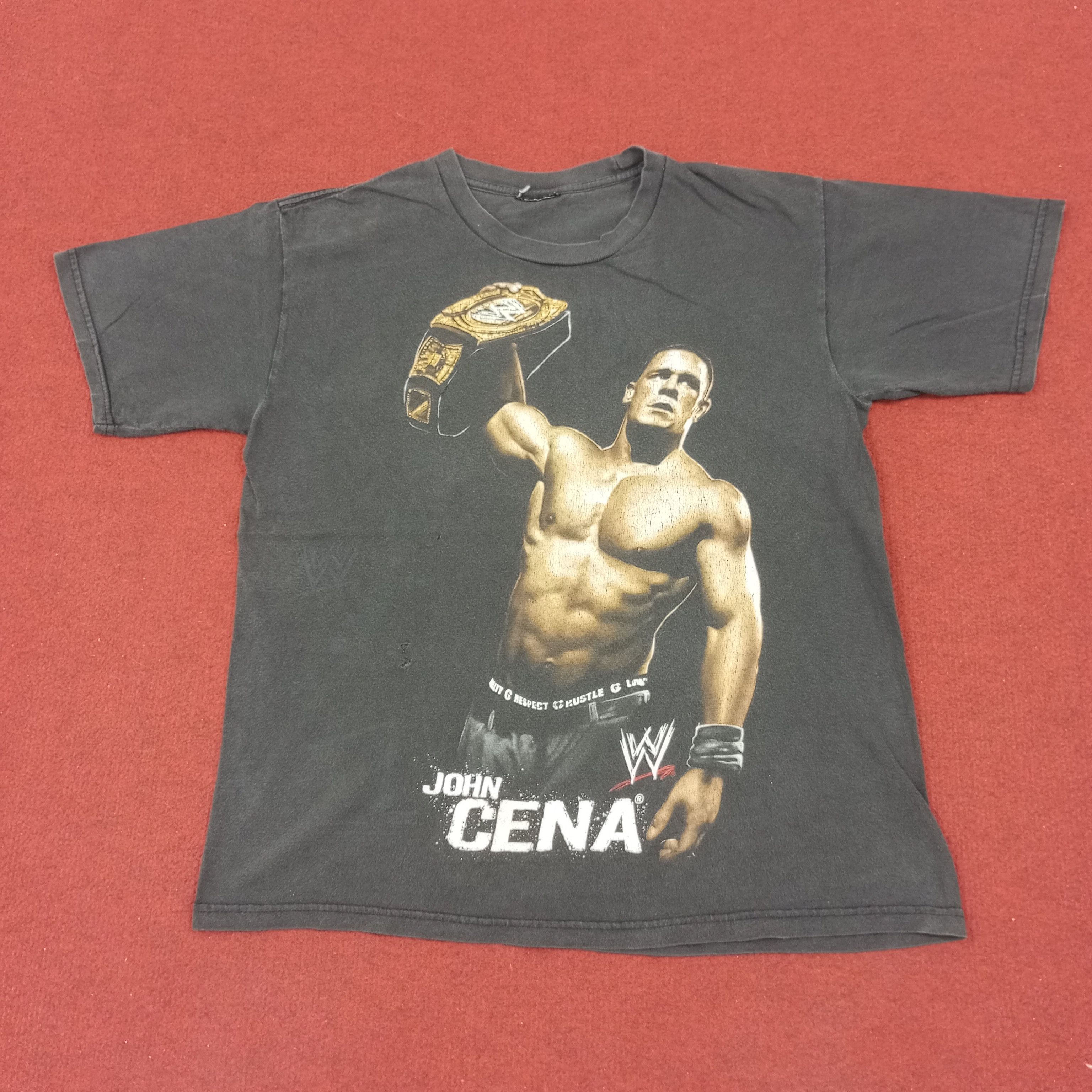 Vintage × WWE WWE John Cena Wrestling Entertainment Distressed Tshirt Size US M / EU 48-50 / 2 - 1 Thumbnail