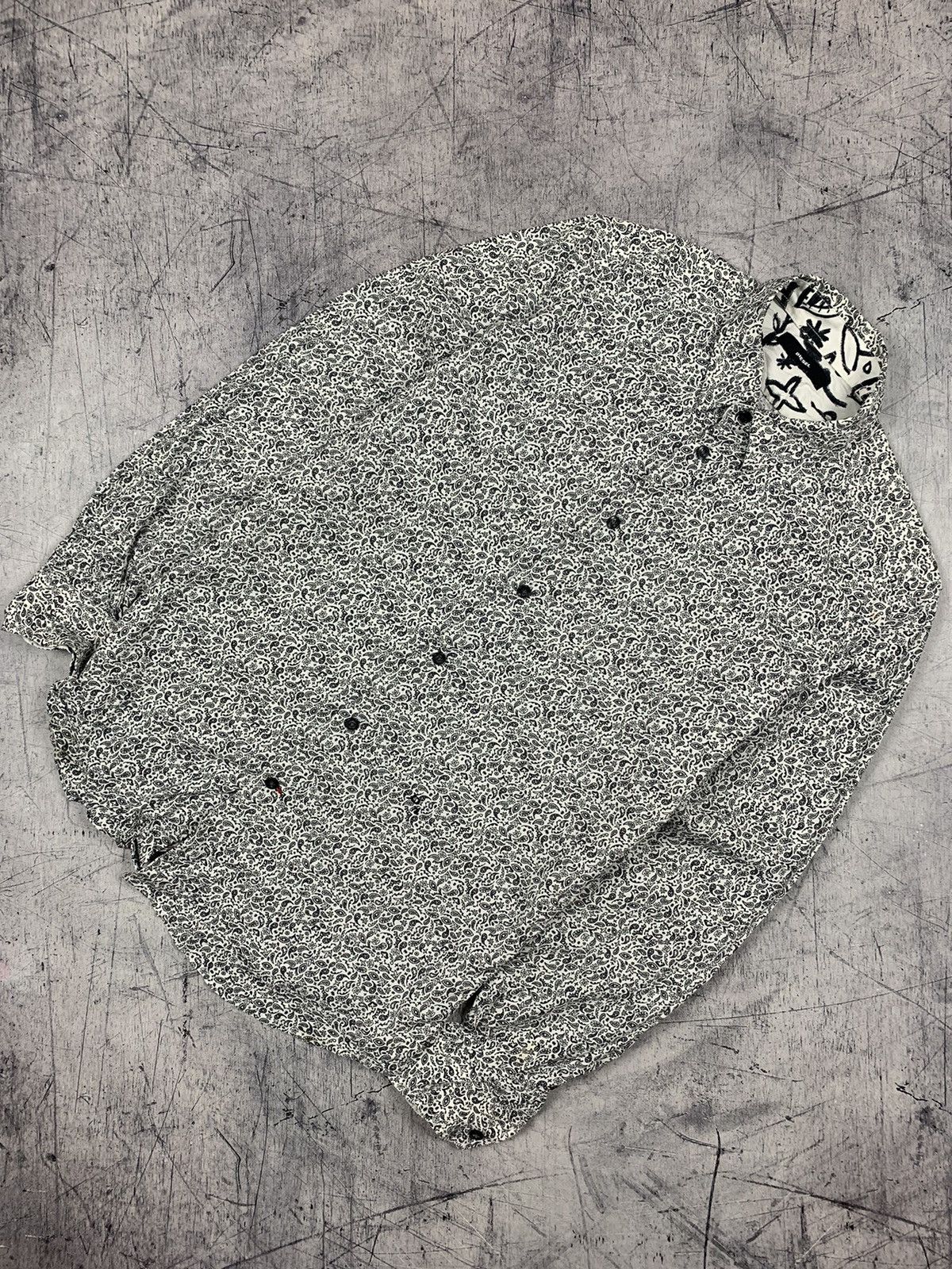 Diesel Diesel Luxury Geometric Pattern Shirt Long Sleeve Y2K Size US M / EU 48-50 / 2 - 1 Thumbnail