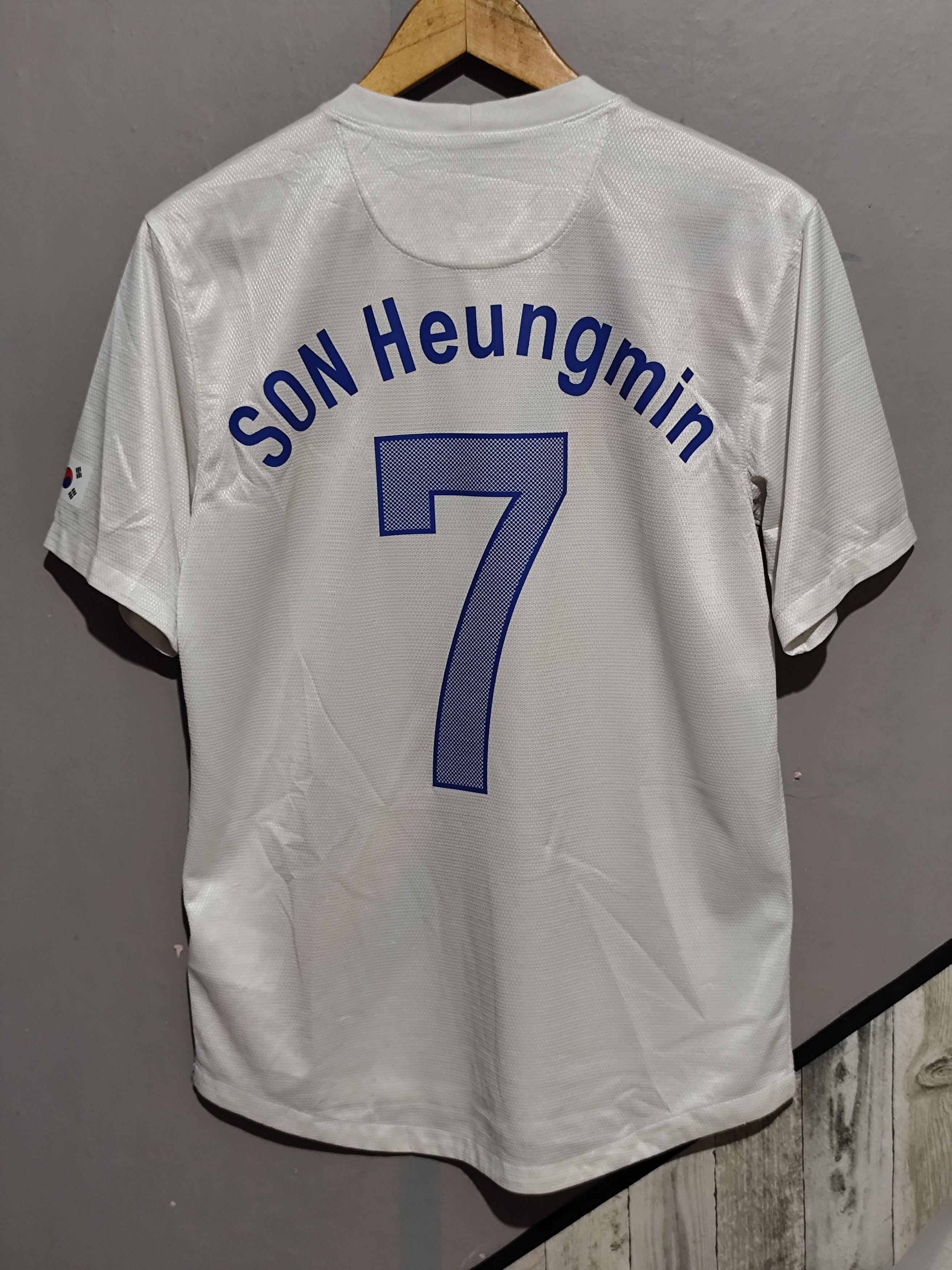 Nike Nike x South Korea 2012/2013 #7 SON Heung Min Away Jersey Size US M / EU 48-50 / 2 - 14 Thumbnail