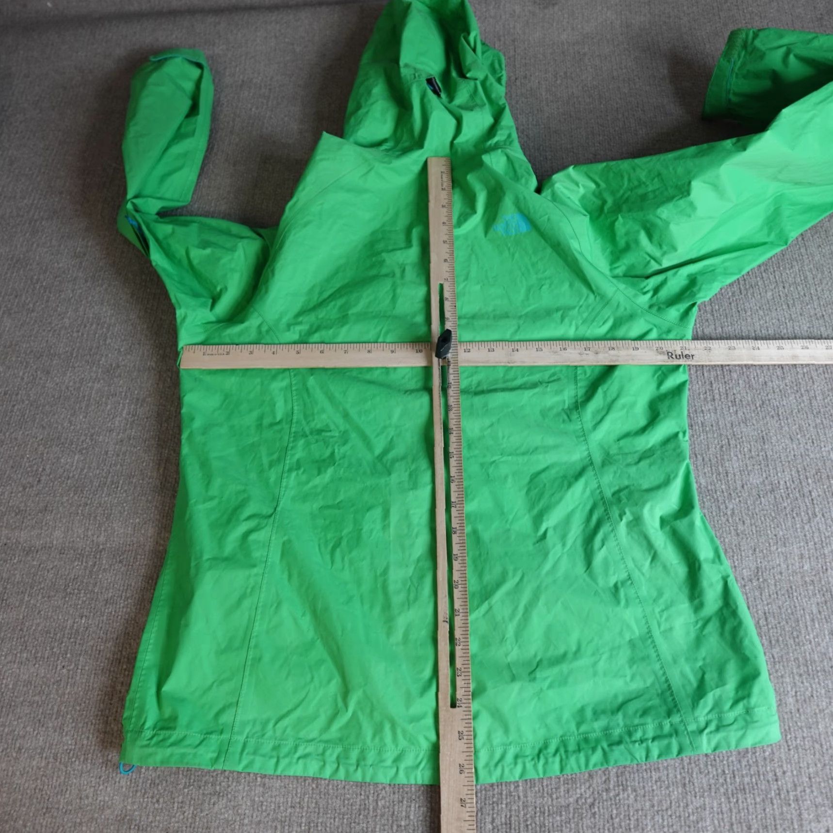 The North Face The North Face Womens Jacket Medium Green Dryvent Full Zip Hooded Trendy Outdoor Anorak Womens Jacket Medium Green Size M / US 6-8 / IT 42-44 - 5 Thumbnail
