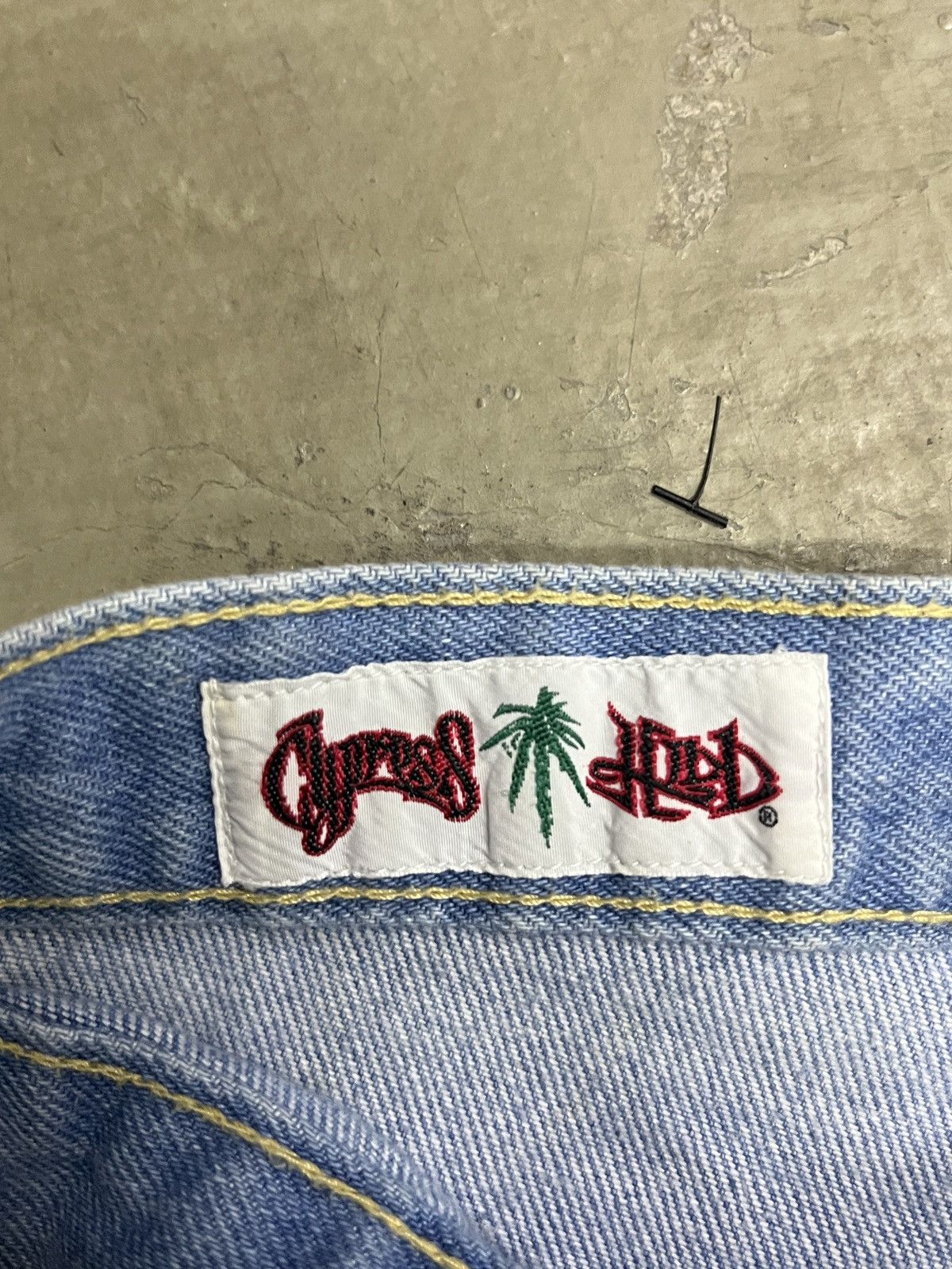 Rap Tees × Vintage Vintage Cypress Hill Emboidery Baggy Denim Jorts Pants Size US 32 / EU 48 - 8 Thumbnail