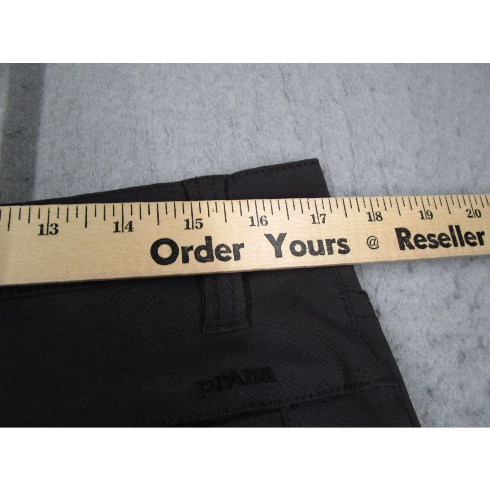 Prana prAna Pants Mens 34x32 Slim Chino Gray Travel Hiking Cargo Pocket 97% nylon Spandex Size US 34 / EU 50 - 7 Thumbnail